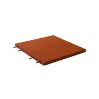 Produktbild för Falk gummiplatta 50x50x3 cm röd NORDIC PLAY Active (810-167)