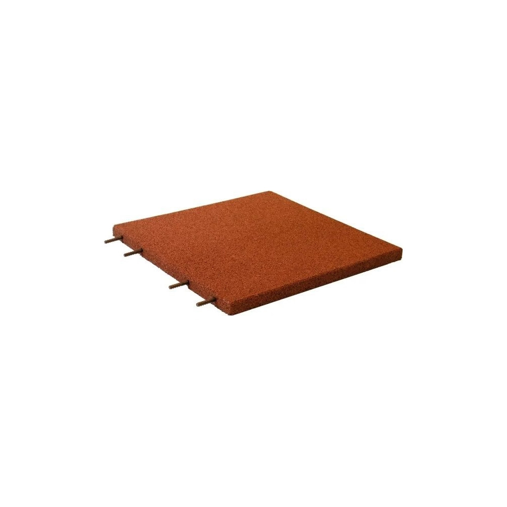 Produktbild för Falk gummiplatta 50x50x3 cm röd NORDIC PLAY Active (810-167)