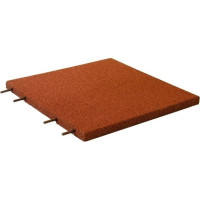 Produktbild för Falk gummiplatta 50x50x3 cm röd NORDIC PLAY Active (810-167)