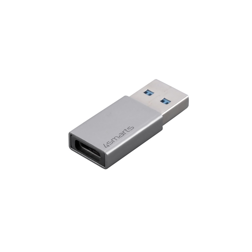 Produktbild för 4smarts 540275, USB Typ-A, USB Typ-C, Hanstik, Grå, Passiv,...