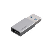 Produktbild för 4smarts 540275, USB Typ-A, USB Typ-C, Hanstik, Grå, Passiv,...