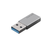 Produktbild för 4smarts 540275, USB Typ-A, USB Typ-C, Hanstik, Grå, Passiv,...