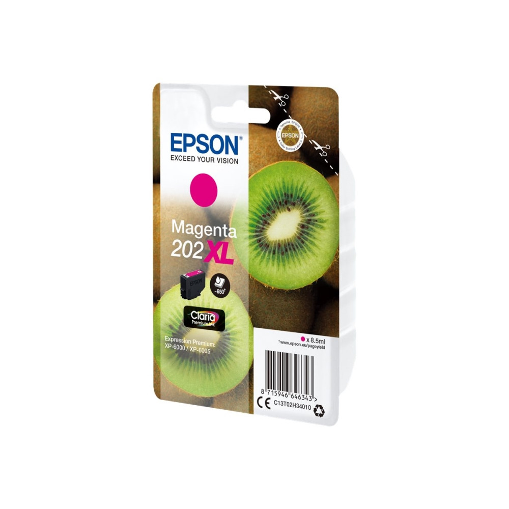 Produktbild för Epson 202XL - XL - magenta - original - bläckpatron