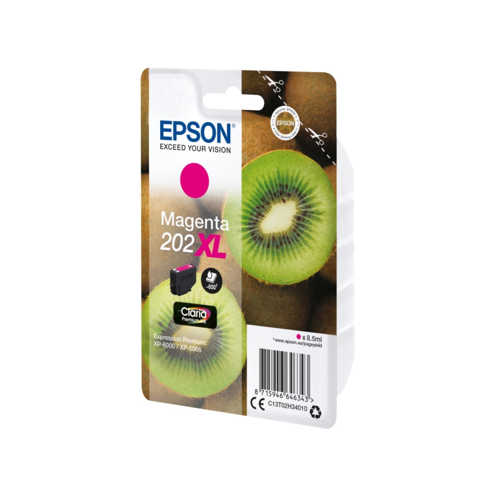 Produktbild för Epson 202XL - XL - magenta - original - bläckpatron