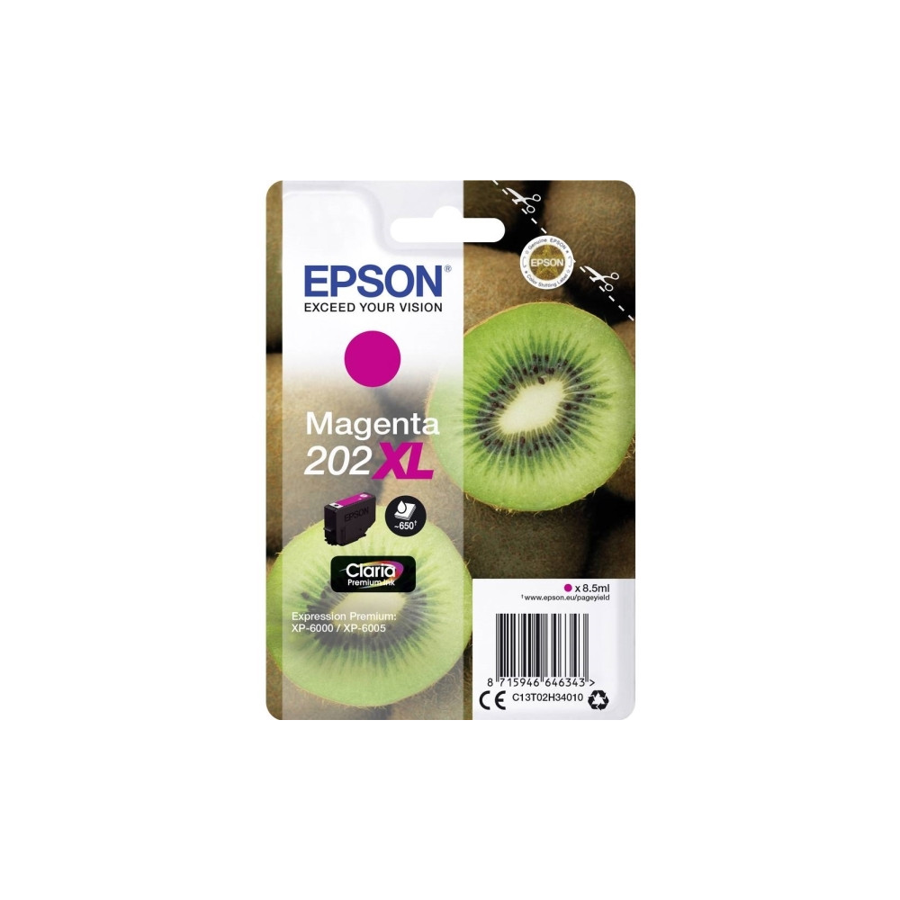 Produktbild för Epson 202XL - XL - magenta - original - bläckpatron
