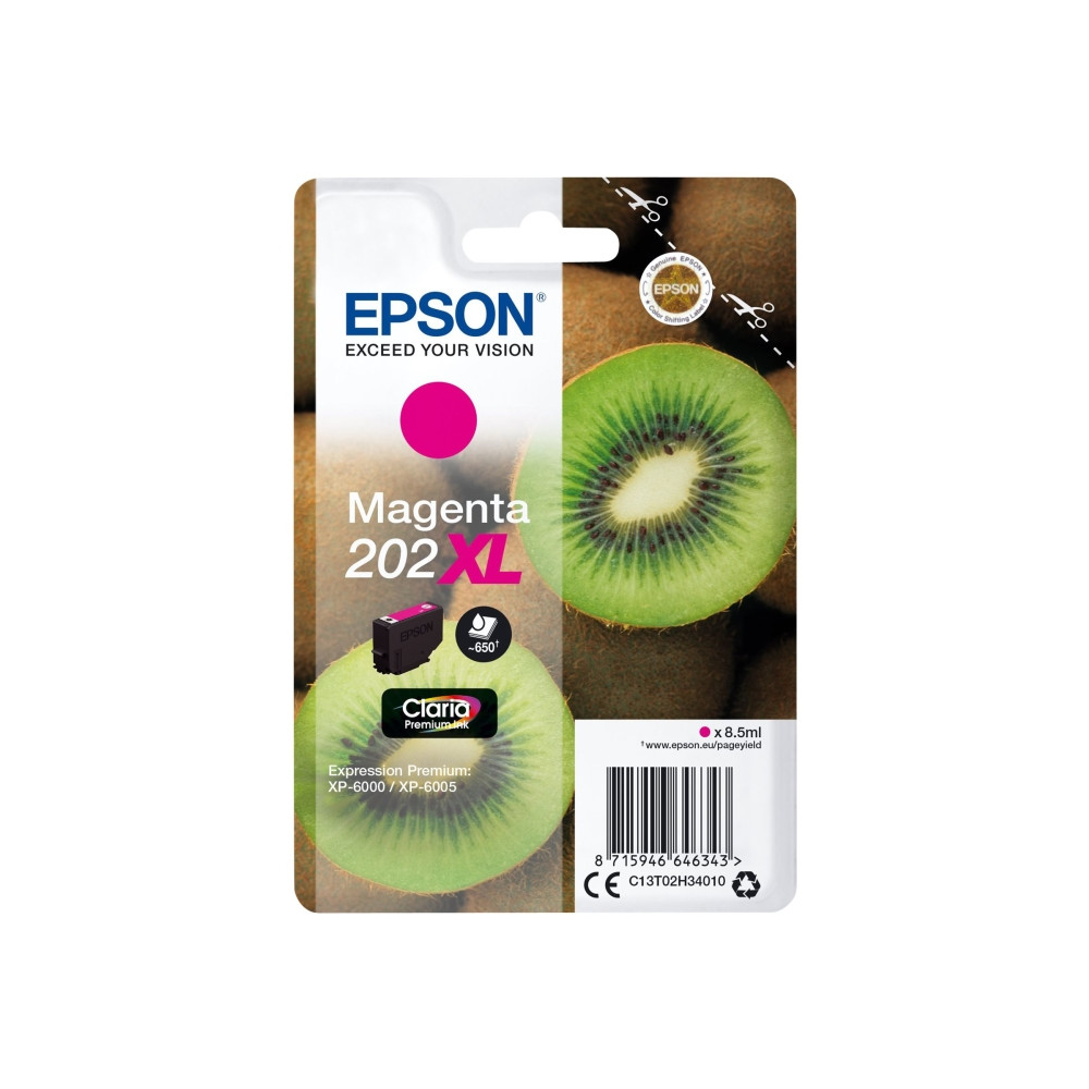 Produktbild för Epson 202XL - XL - magenta - original - bläckpatron