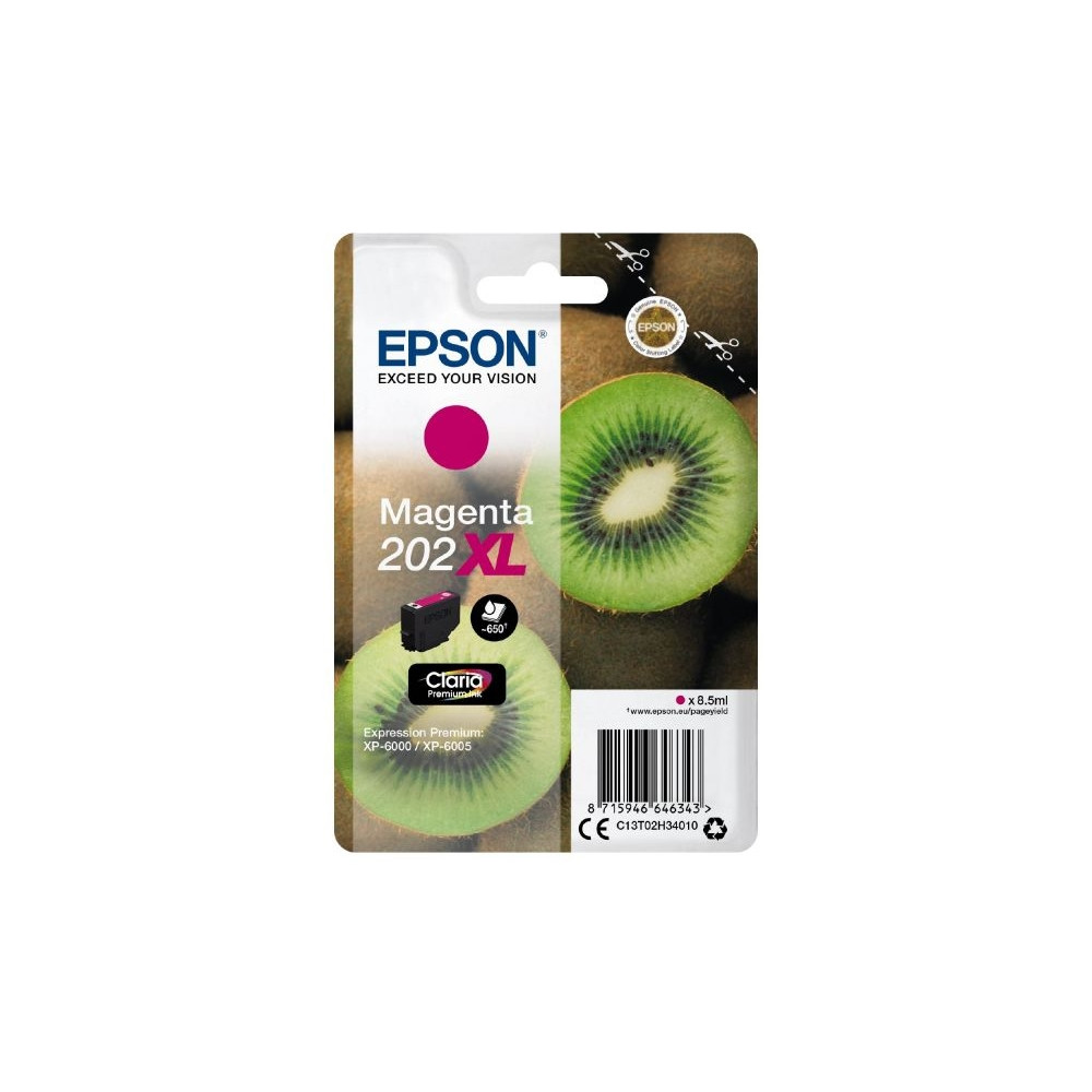 Produktbild för Epson 202XL - XL - magenta - original - bläckpatron