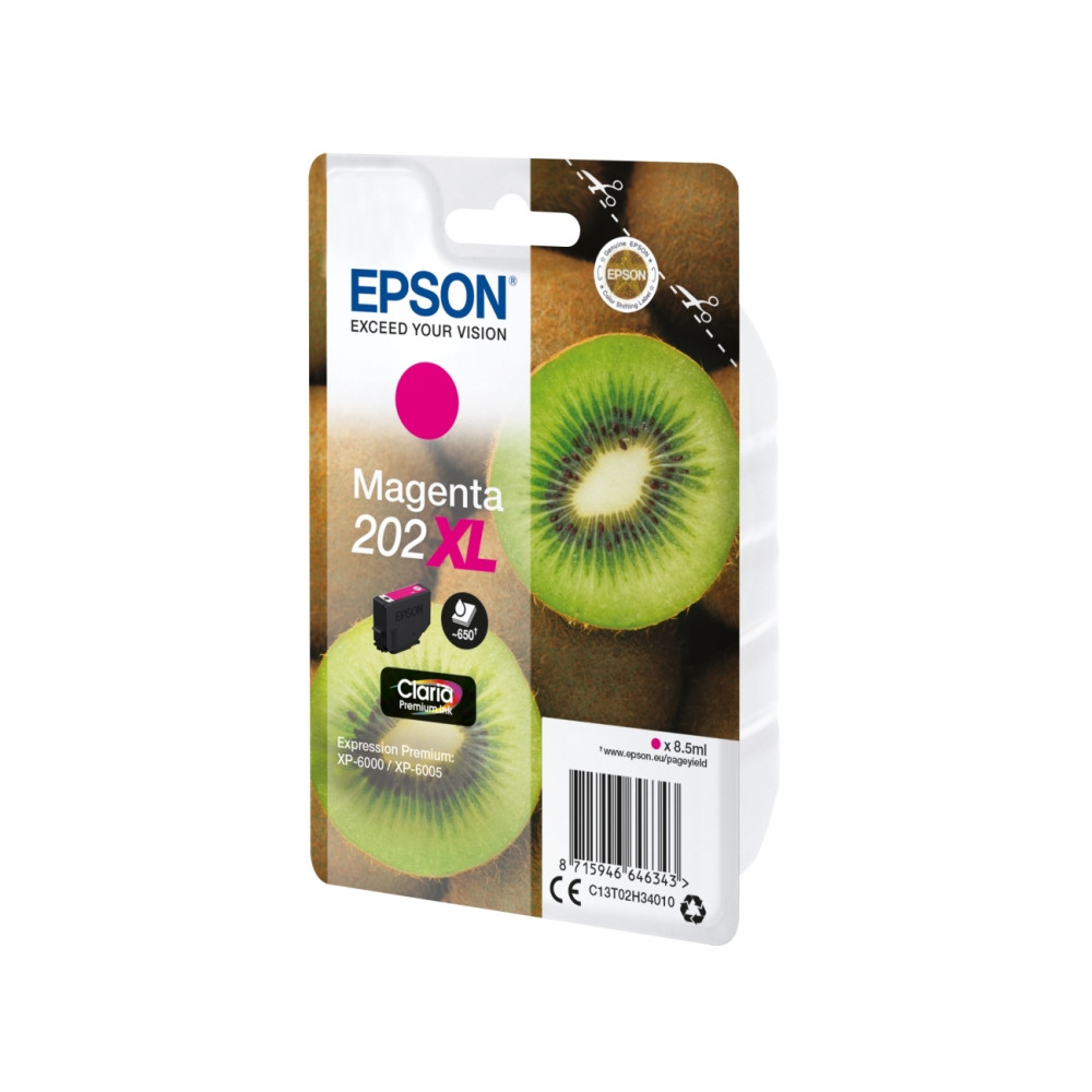 Produktbild för Epson 202XL - XL - magenta - original - bläckpatron