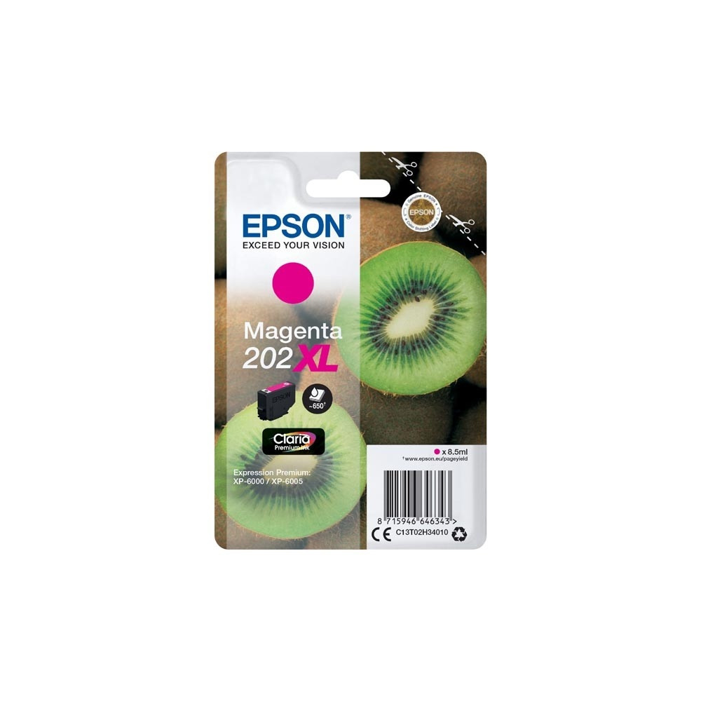 Produktbild för Epson 202XL - XL - magenta - original - bläckpatron