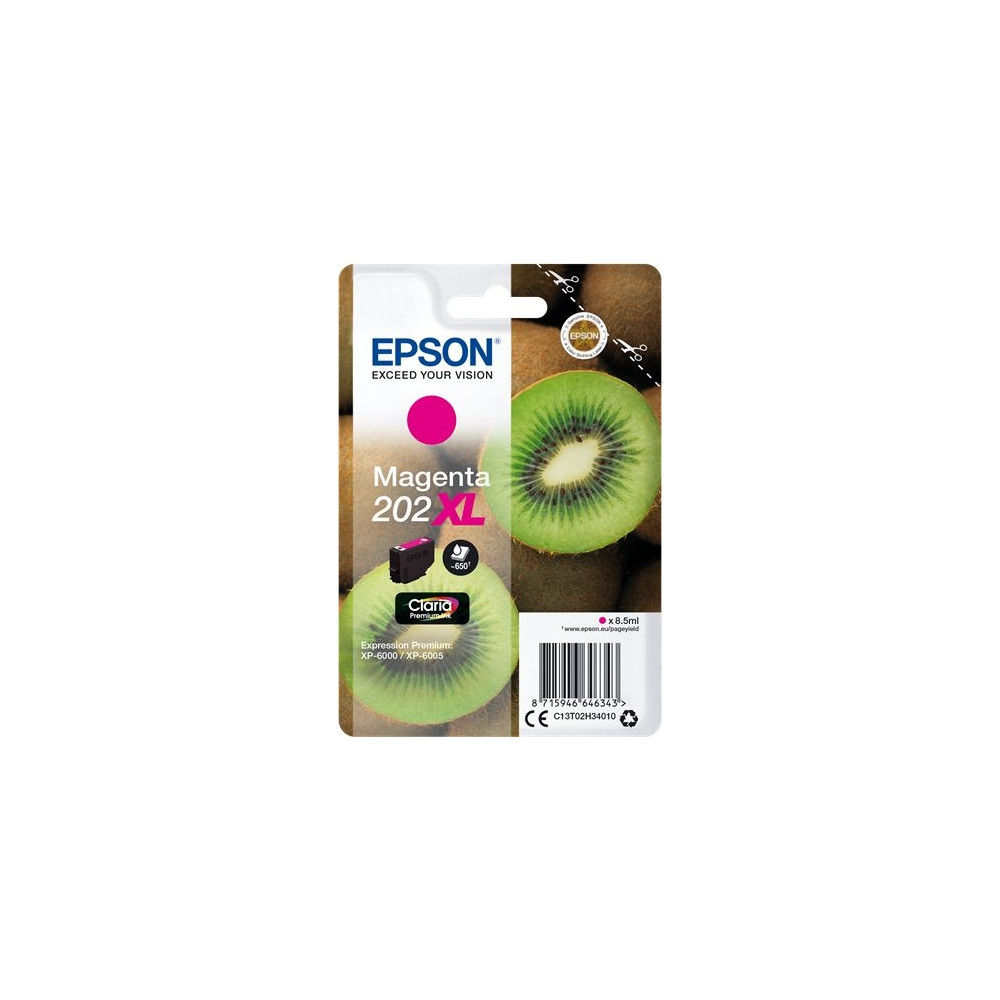 Produktbild för Epson 202XL - XL - magenta - original - bläckpatron