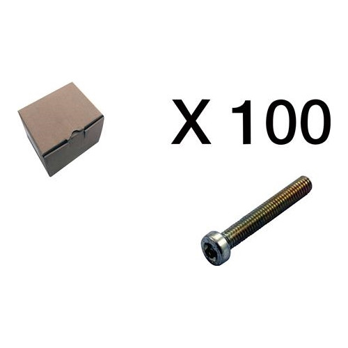 CUBIC CUBIC cylinderskruv, torx, lågt huvud, förpackning med 100 s...