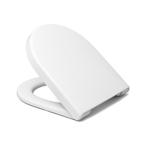 Solar Plus Csslr Plus vit toalettsits med Soft Close & Take Off-fästen