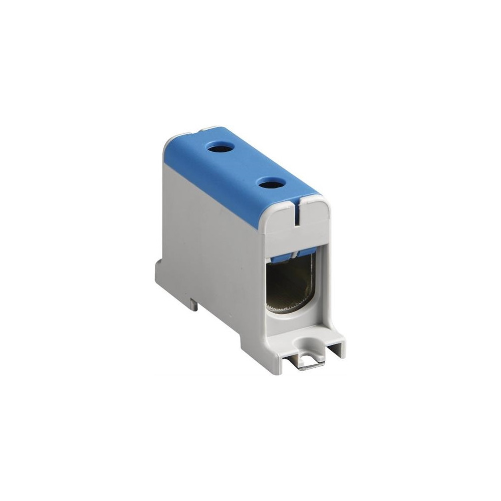 Produktbild för ENSTO genomgångsklämma 35-150mm² Cu/Al skruvterminal blå enk...