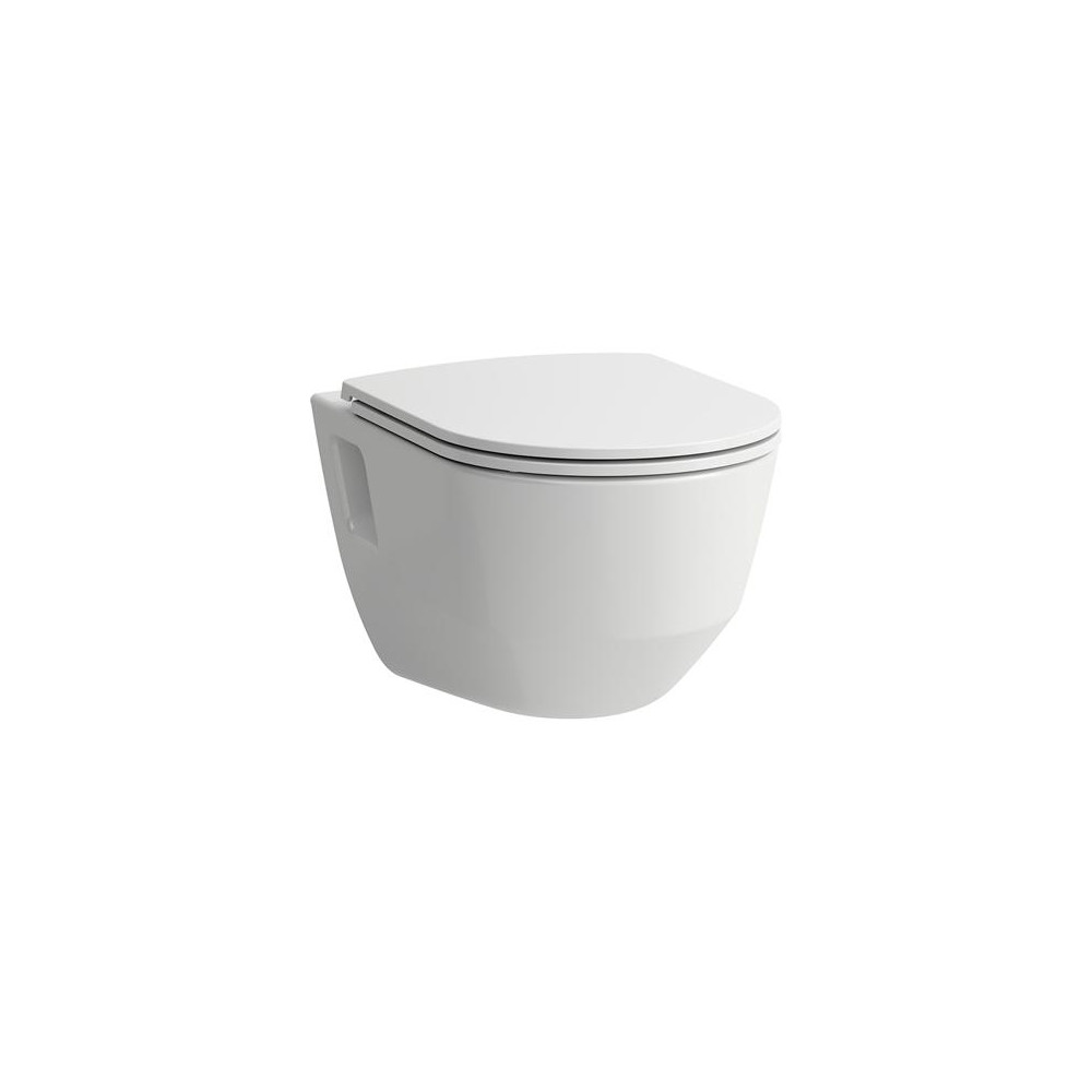 Produktbild för Laufen Pro väggmonterad toalettstol Rimless 820964 inkl. Sli...