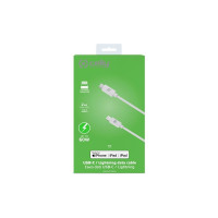 Produktbild för Celly Lightning-kabel - Lightning / USB - 2 m