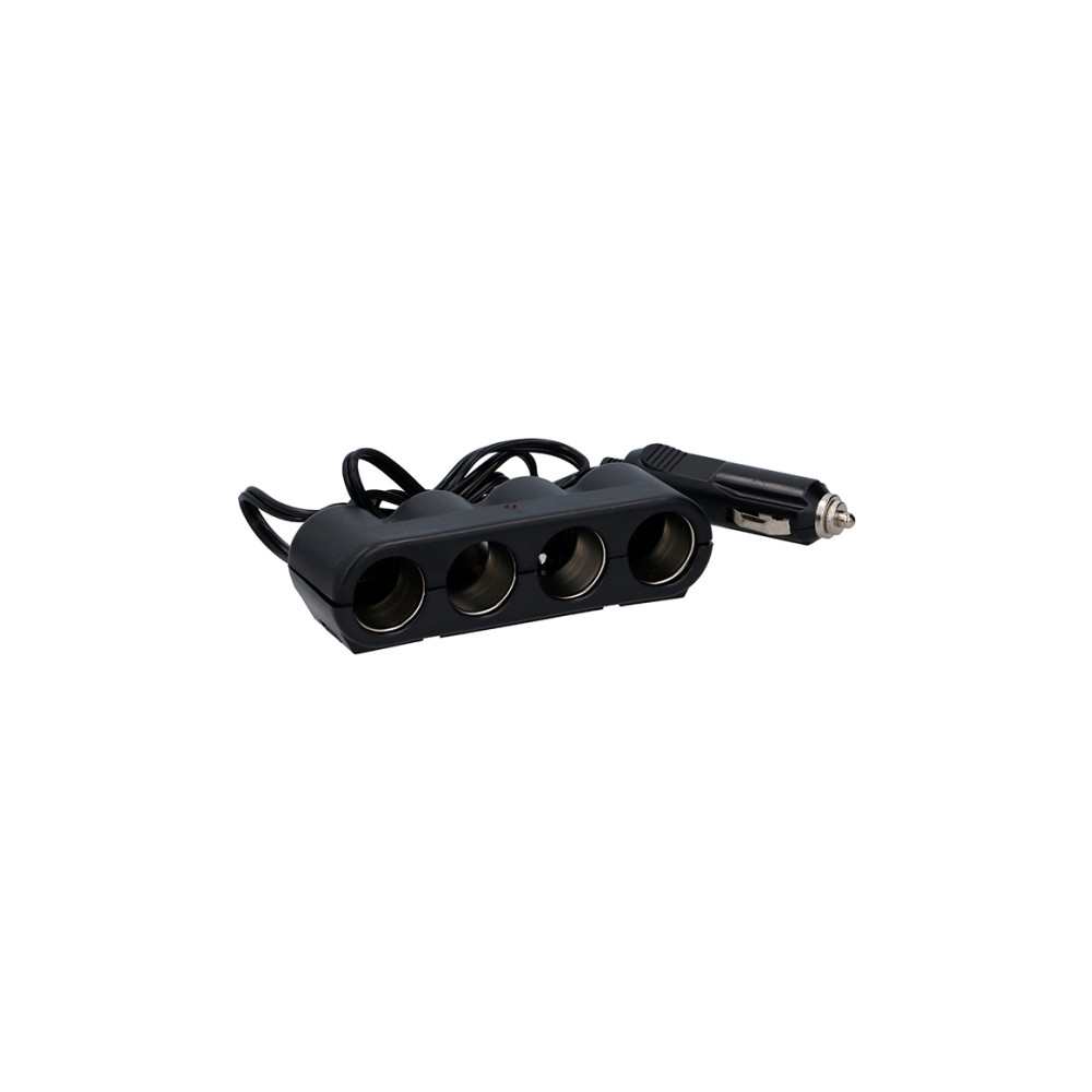 Produktbild för Allride cigarettändaradapter/fordelare, max 5A, 12V-24V/4 ut...