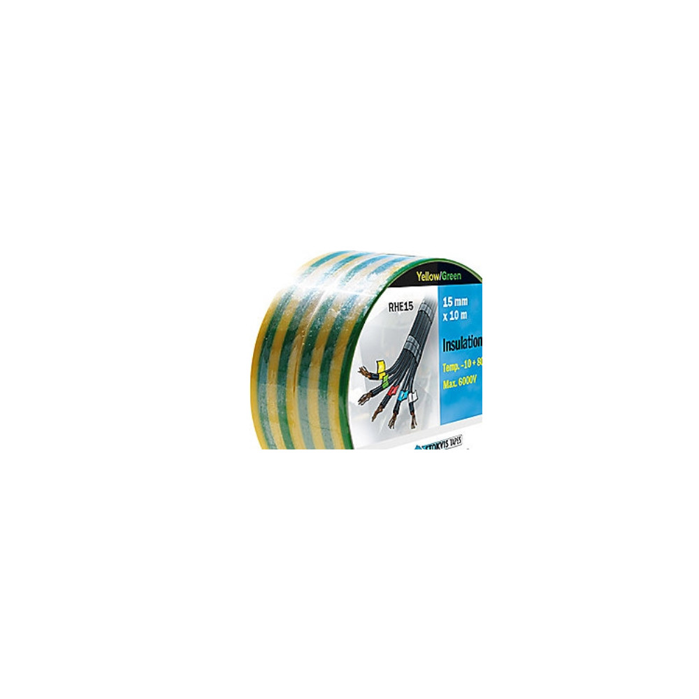 Produktbild för Stokvis PVC-tejp 15 mm x 10 m