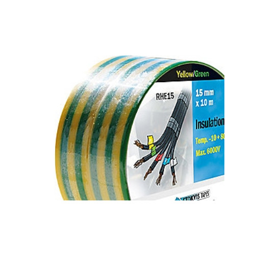 STOKVIS Stokvis PVC-tejp 15 mm x 10 m