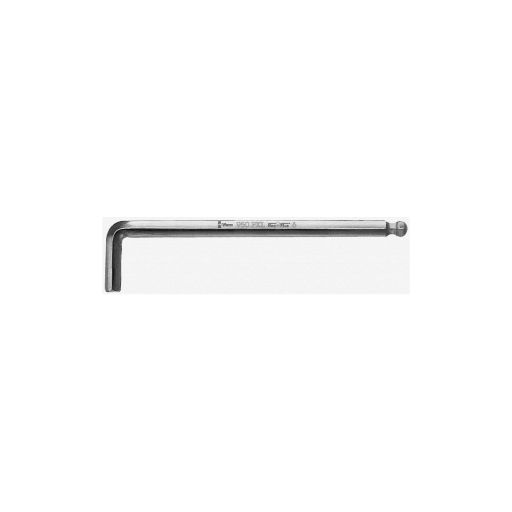Produktbild för Wera stiftsnyckel 950 PKL metrisk stål förnickelt Hex-Plus 1...