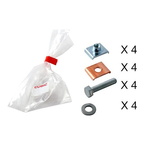 CUBIC CUBIC skruvsats för S2000 / S2000D, för 10x10 mm CU-skena. B...