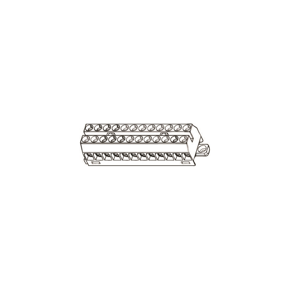 Produktbild för ENSTO snabbkopplings-/riktklämma 12x6 mm², HxBxL: 22x22x81,...