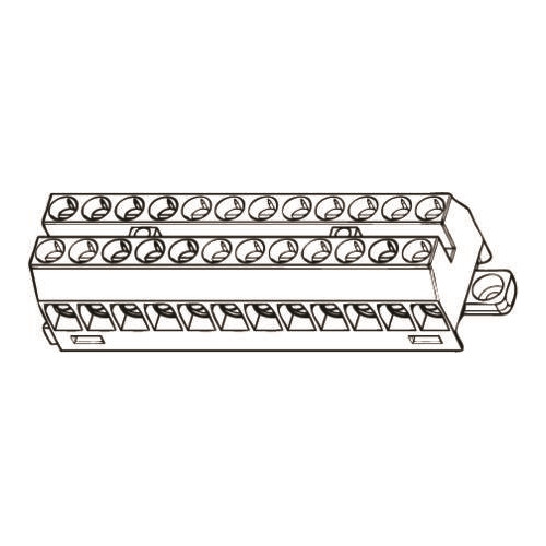 ENSTO ENSTO snabbkopplings-/riktklämma 12x6 mm², HxBxL: 22x22x81,...