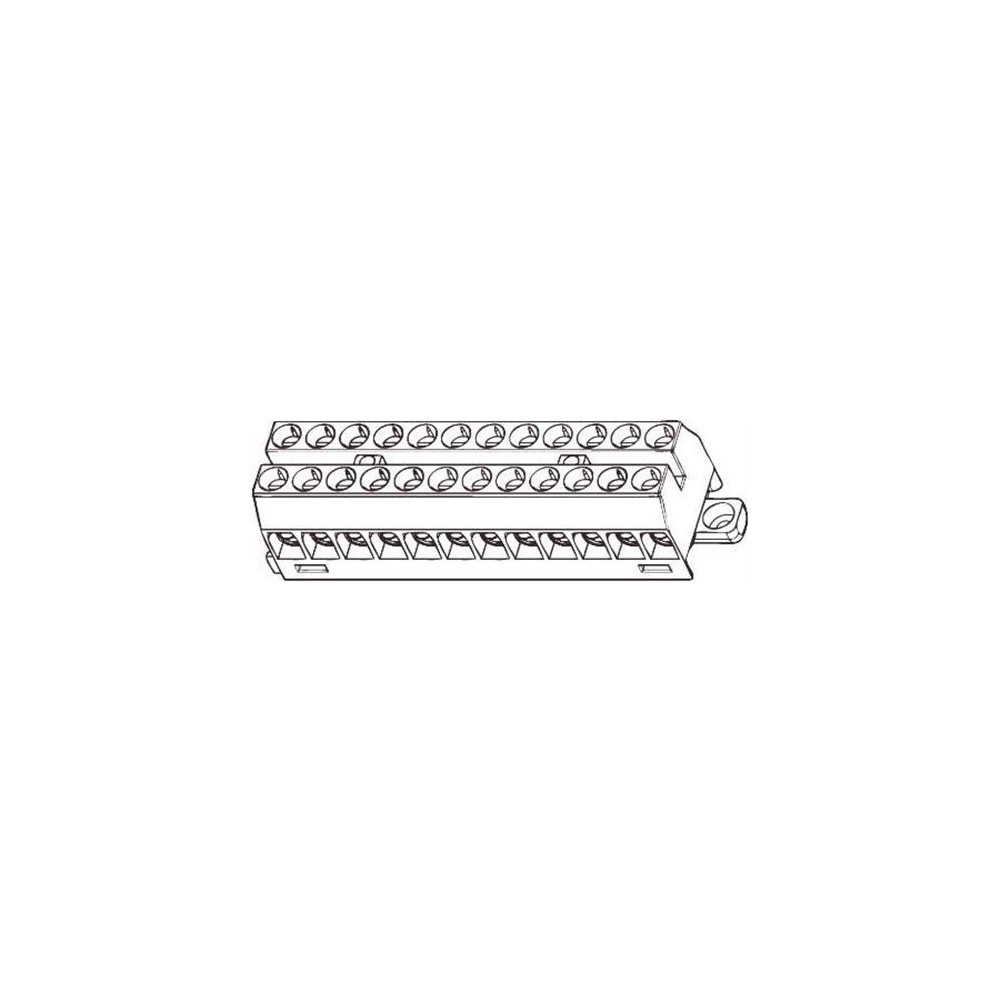 Produktbild för ENSTO snabbkopplings-/riktklämma 12x6 mm², HxBxL: 22x22x81,...