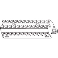 Produktbild för ENSTO snabbkopplings-/riktklämma 12x6 mm², HxBxL: 22x22x81,...