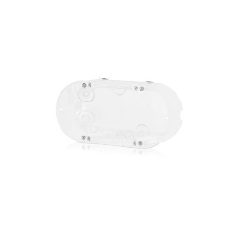 Solar Plus Infällningsdosa 2 moduler Ø68,47 mm djup halogenfri vit E118...