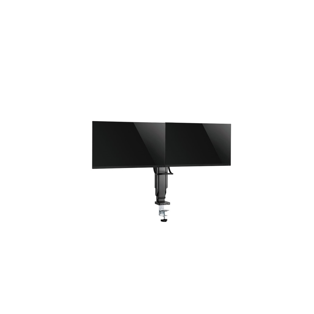 Produktbild för LogiLink monteringssats - platsbesparande - för 2 LCD-skärmar / böjd LCD-skärm - svart
