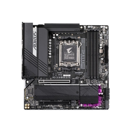 Gigabyte Technology AORUS B650M ELITE - 1.0 - moderkort - micro ATX - Socket AM5 - AMD B650 - Moderkort