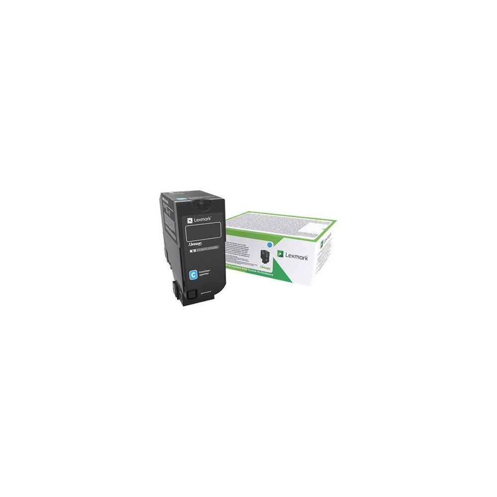 Produktbild för Lexmark - cyan - original - tonerkassett - LCCP, LRP, Lexmark Corporate
