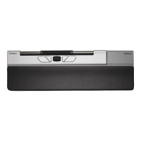 Produktbild för Contour RollerMouse Go - centrerad mus - antibakteriell yta, hög motståndskraft mot desinfektionsmedel - med RollerMouse Go Dock
