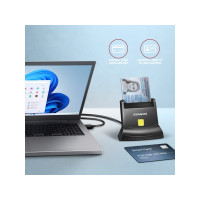Produktbild för AXAGON CRE-SM4N - SMART-kortläsare - USB 2.0
