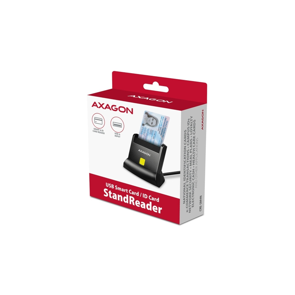 Produktbild för AXAGON CRE-SM4N - SMART-kortläsare - USB 2.0