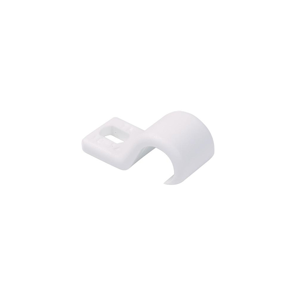 Produktbild för SCHNEIDER ELECTRIC kabelbygel i plast, vit, 5-7 mm, för skru...