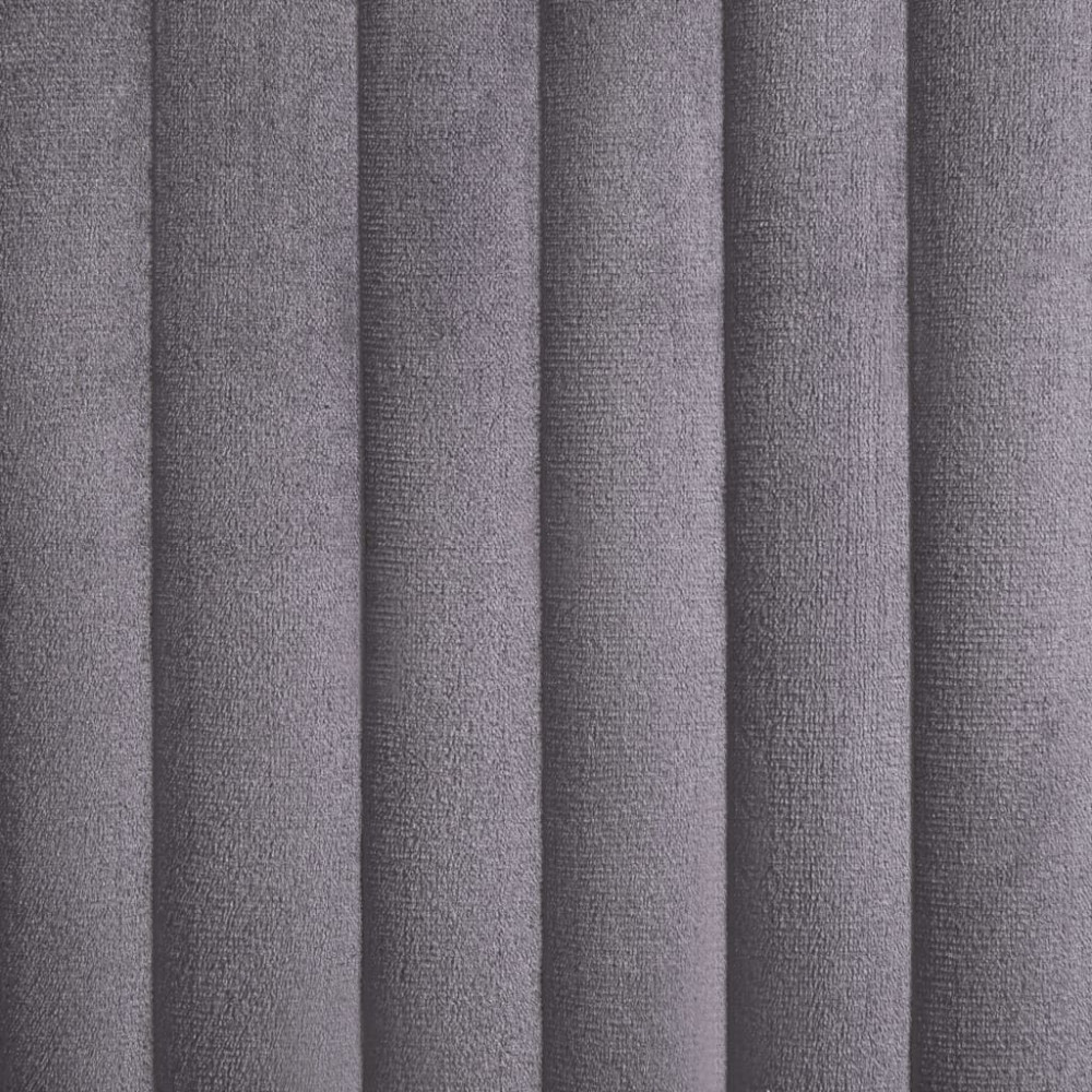 Produktbild för Matstolar 4 st grå sammet