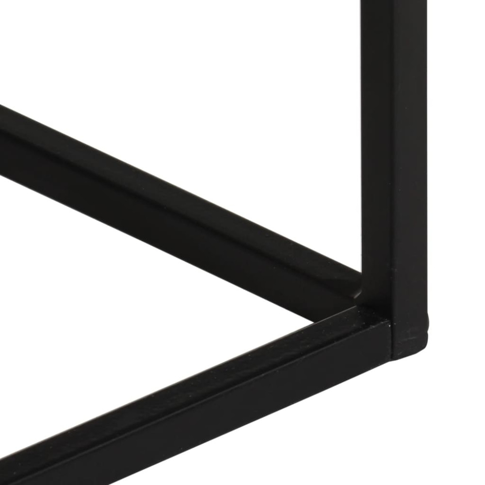 Produktbild för Konsolbord 110x30x75 cm massivt akaciaträ och järn