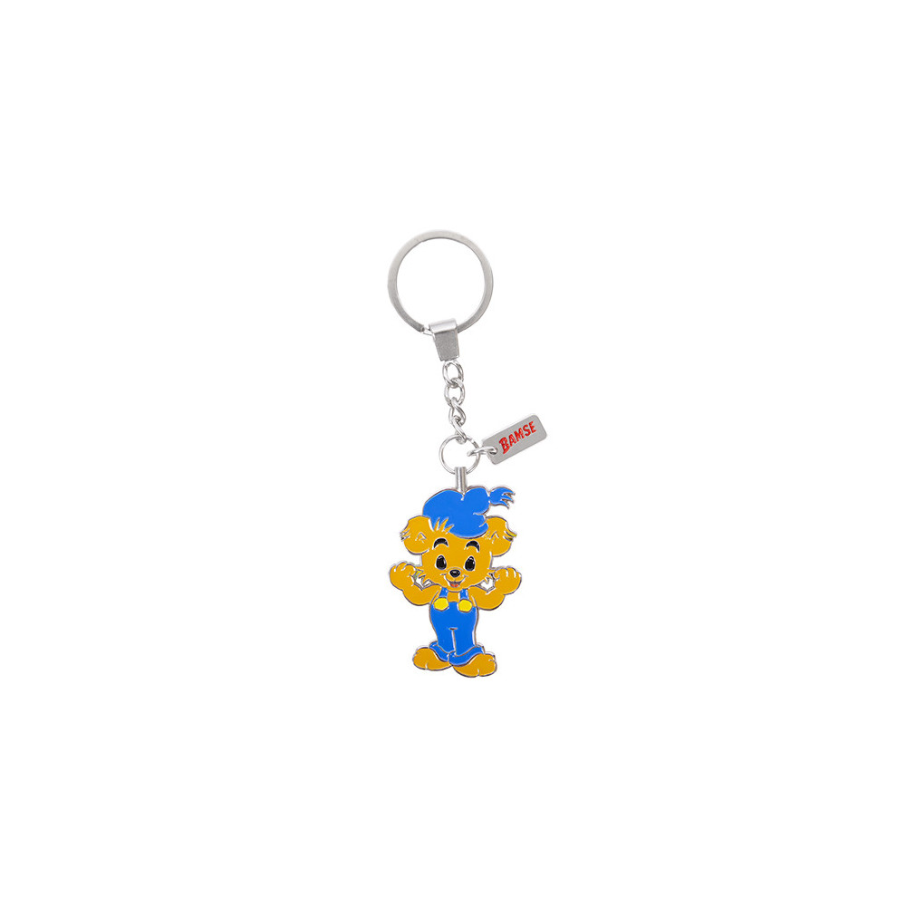 Produktbild för Nyckelring Bamse, metall 60 mm