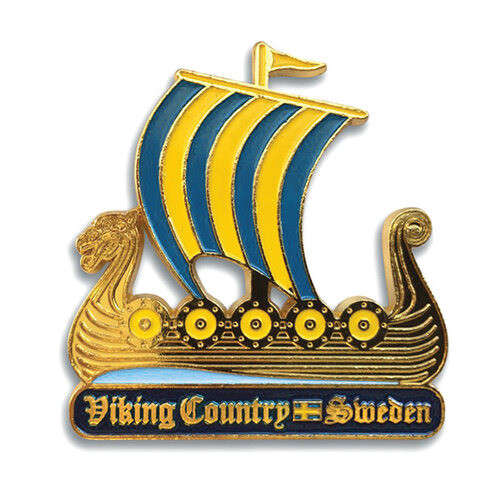 Nordic Souvenir Magnet Vikingaskepp