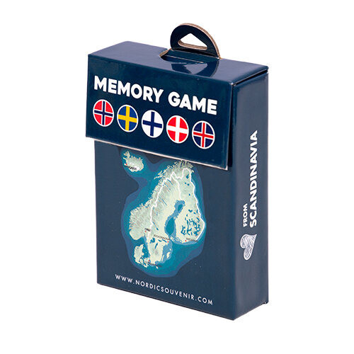 Nordic Souvenir Memoryspel Scandinavia 11,5 cm