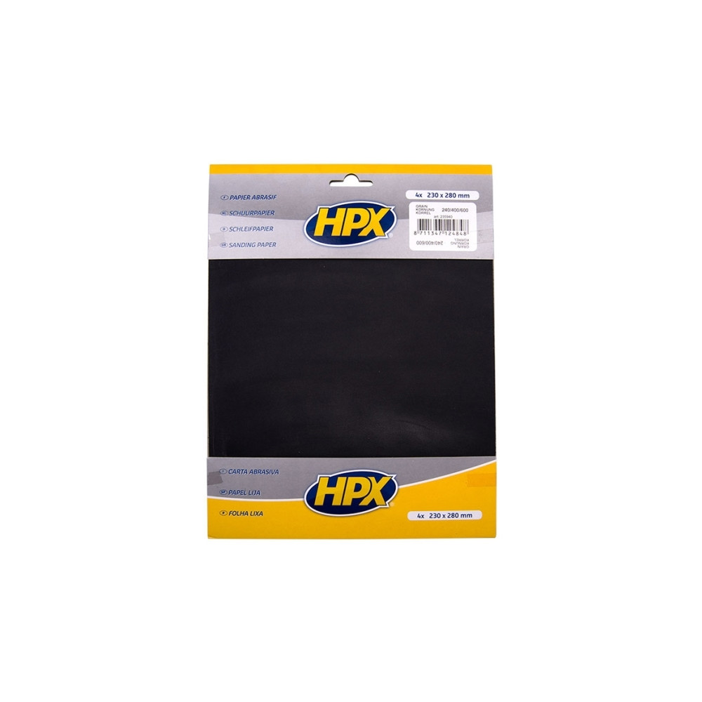 Produktbild för HPX slippapperssats: p240 (1 st), p400 (2 st) och p600 (1 st...