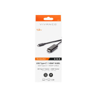 Produktbild för Vivanco adapterkabel - HDMI / USB - 1.5 m