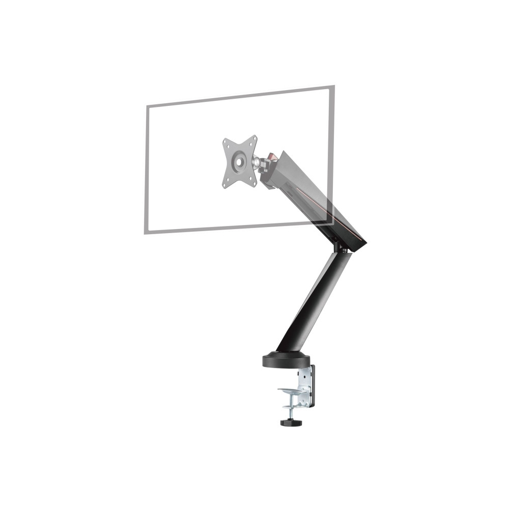 Produktbild för DELTACO GAMING GAM-101 Single Monitor Spring-Assisted Pro monteringssats - för LCD-display
