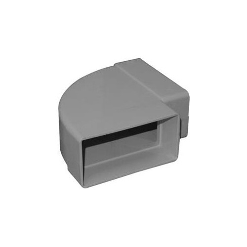 FRESH Fresh plastsystem rektangulär plastböj 204x60 mm, 90°, horis...