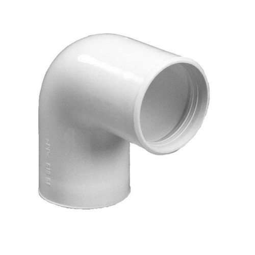 PURUS Purus vinkel 90 grader med insticks muff/ muff Ø32 mm i vit...