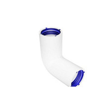 Produktbild för Purus vinkel 90 grader med insticks muff/ muff Ø32 mm i vit...