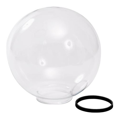 Solar Plus Fackel kula i klart glas Ø250 mm innerdiameter Ø98,5/94,5 mm