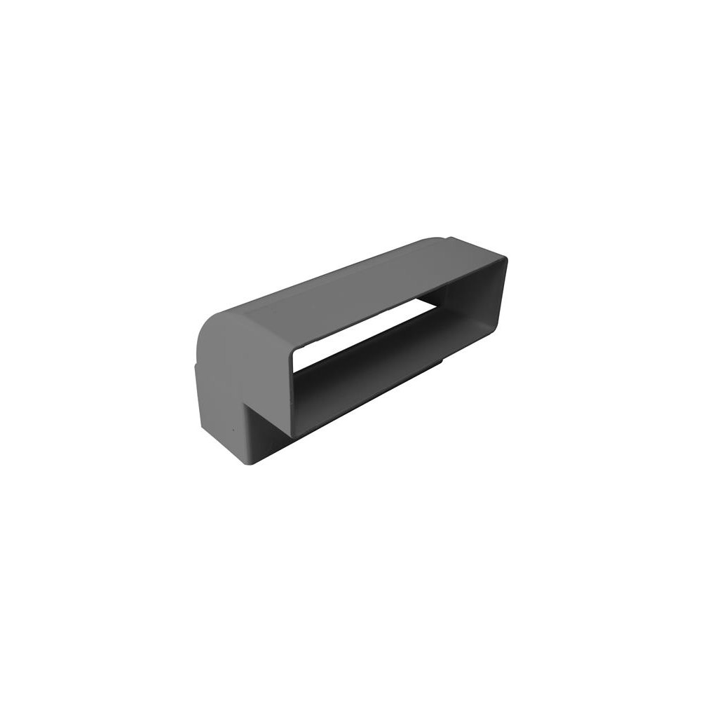 Produktbild för Fresh plastsystem rektangulär plastböj 204x60 mm 90° vertika...