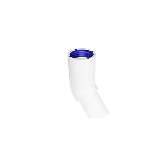 PURUS Purus vinkel 45 grader med insticksmuff/spets Ø32 mm i vit P...